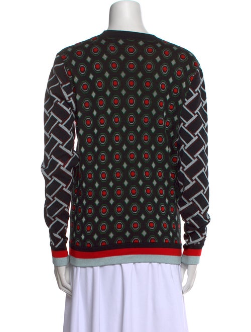 Diane von Furstenberg Merino Wool Printed Sweater