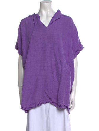 Diane von Furstenberg Silk V-Neck Blouse