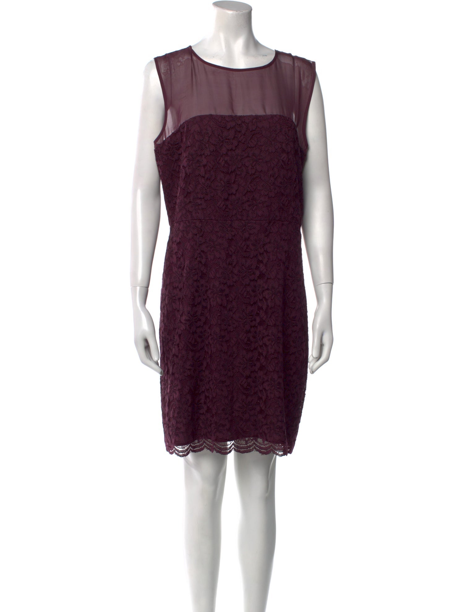 Diane von Furstenberg Crew Neck Mini Dress