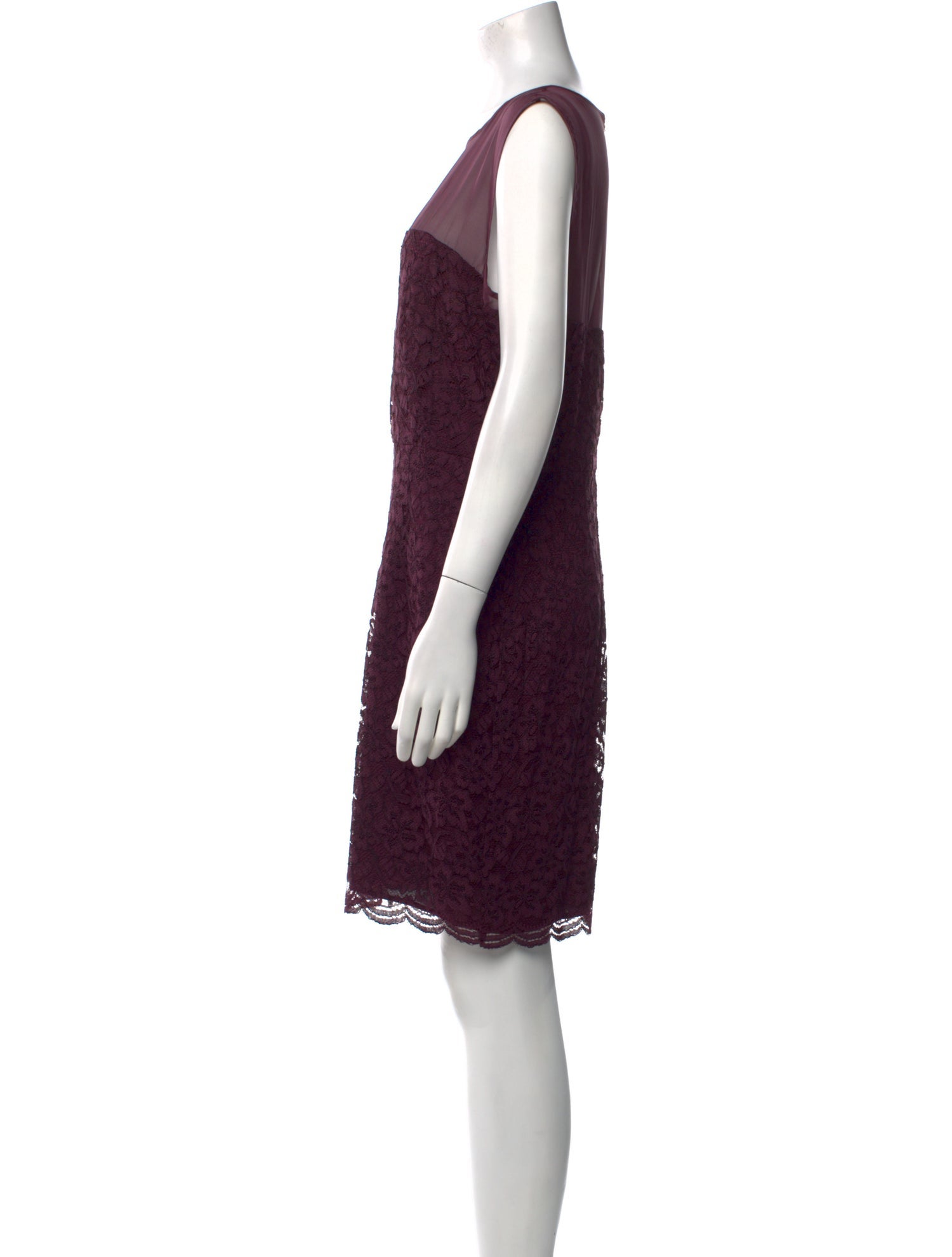 Diane von Furstenberg Crew Neck Mini Dress