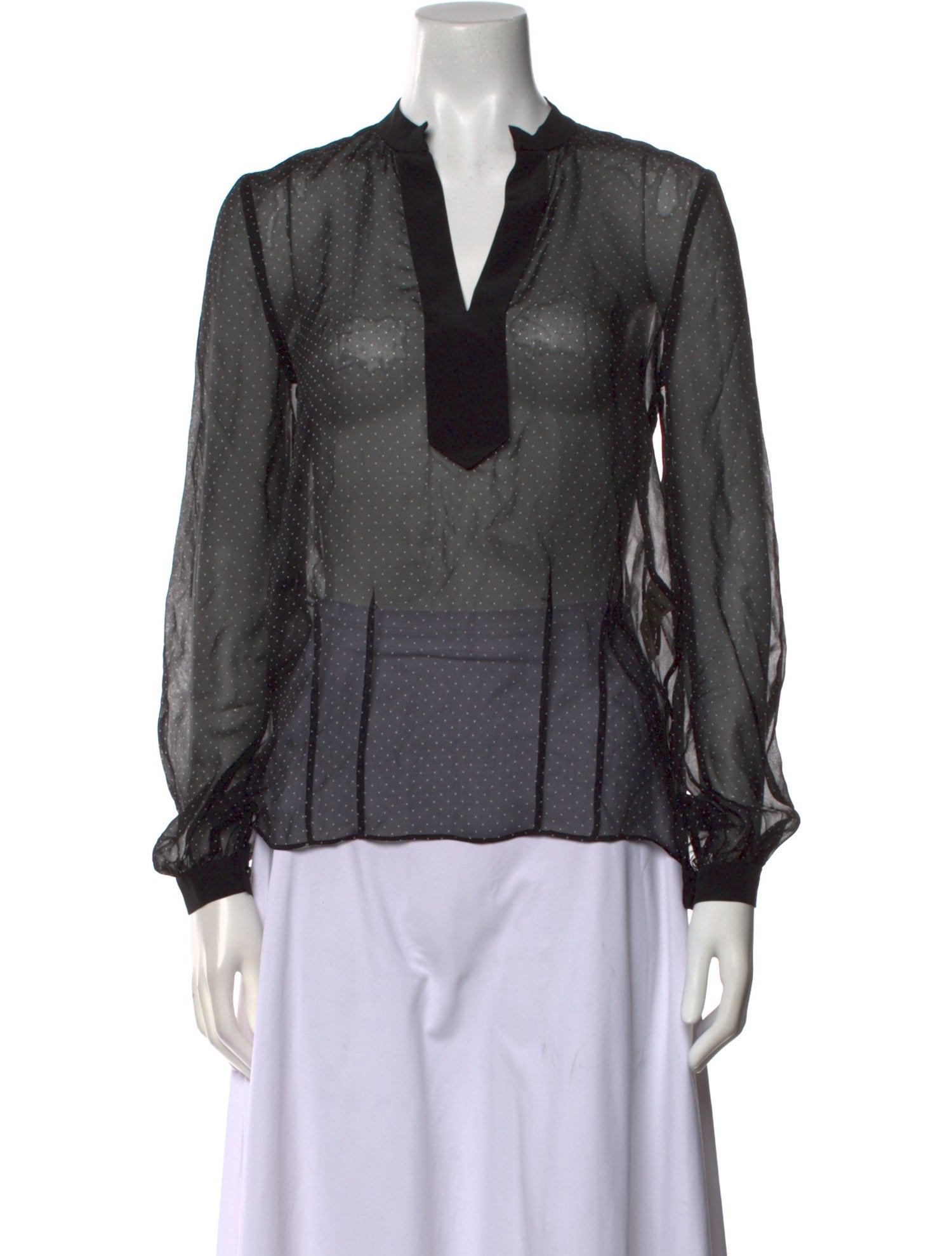 Diane von Furstenberg Silk Printed Blouse