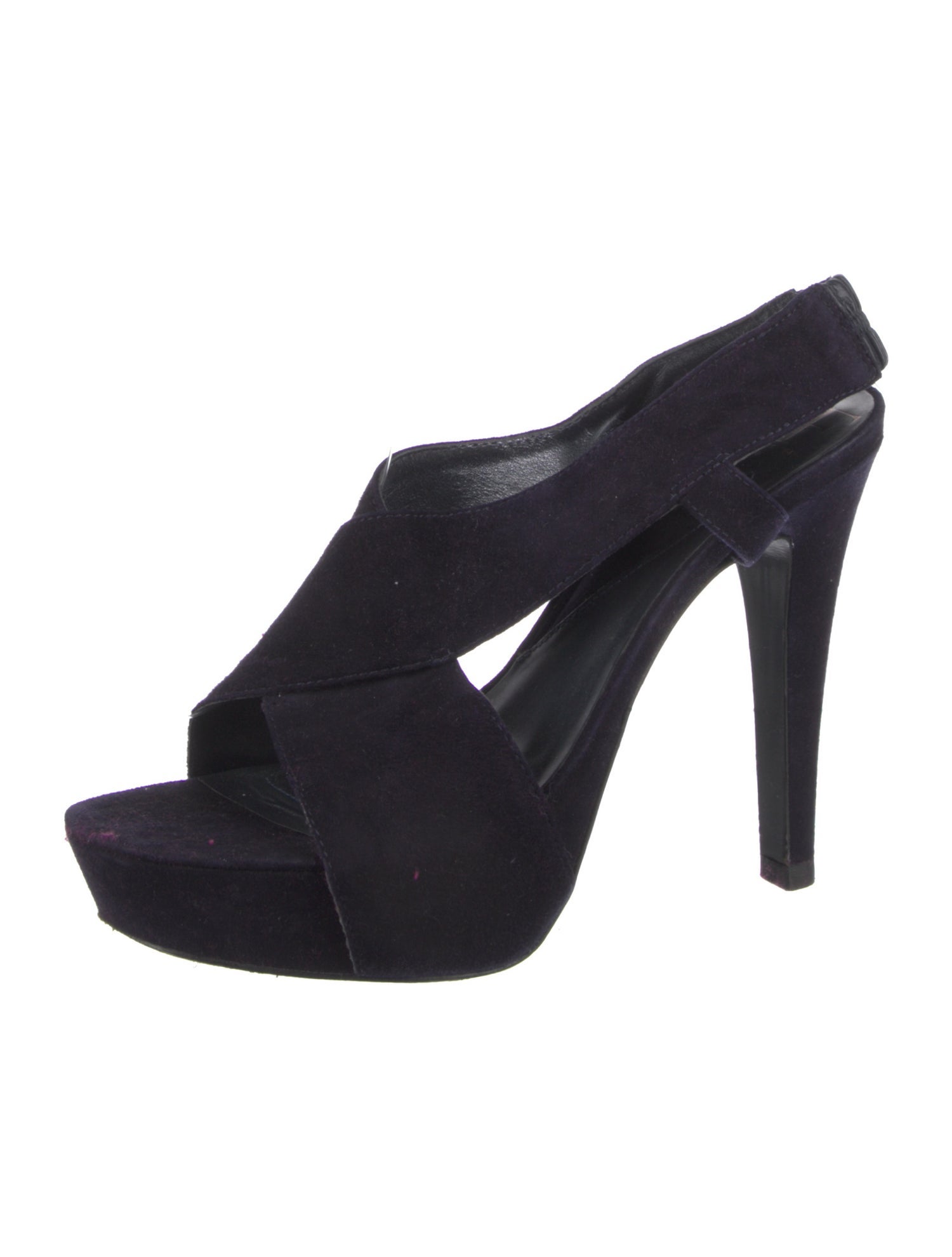 Diane von Furstenberg Suede Slingback Sandals