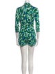 Diane von Furstenberg Silk Printed Romper