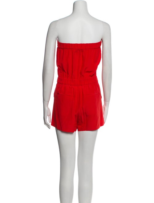 Diane von Furstenberg Silk Strapless Romper