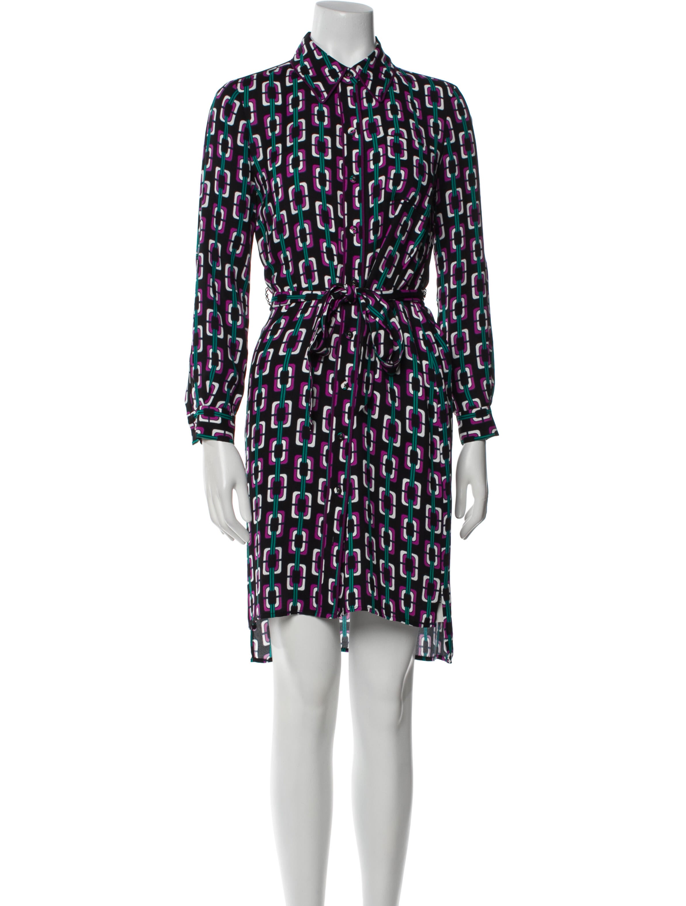 Diane von Furstenberg Printed Mini Dress