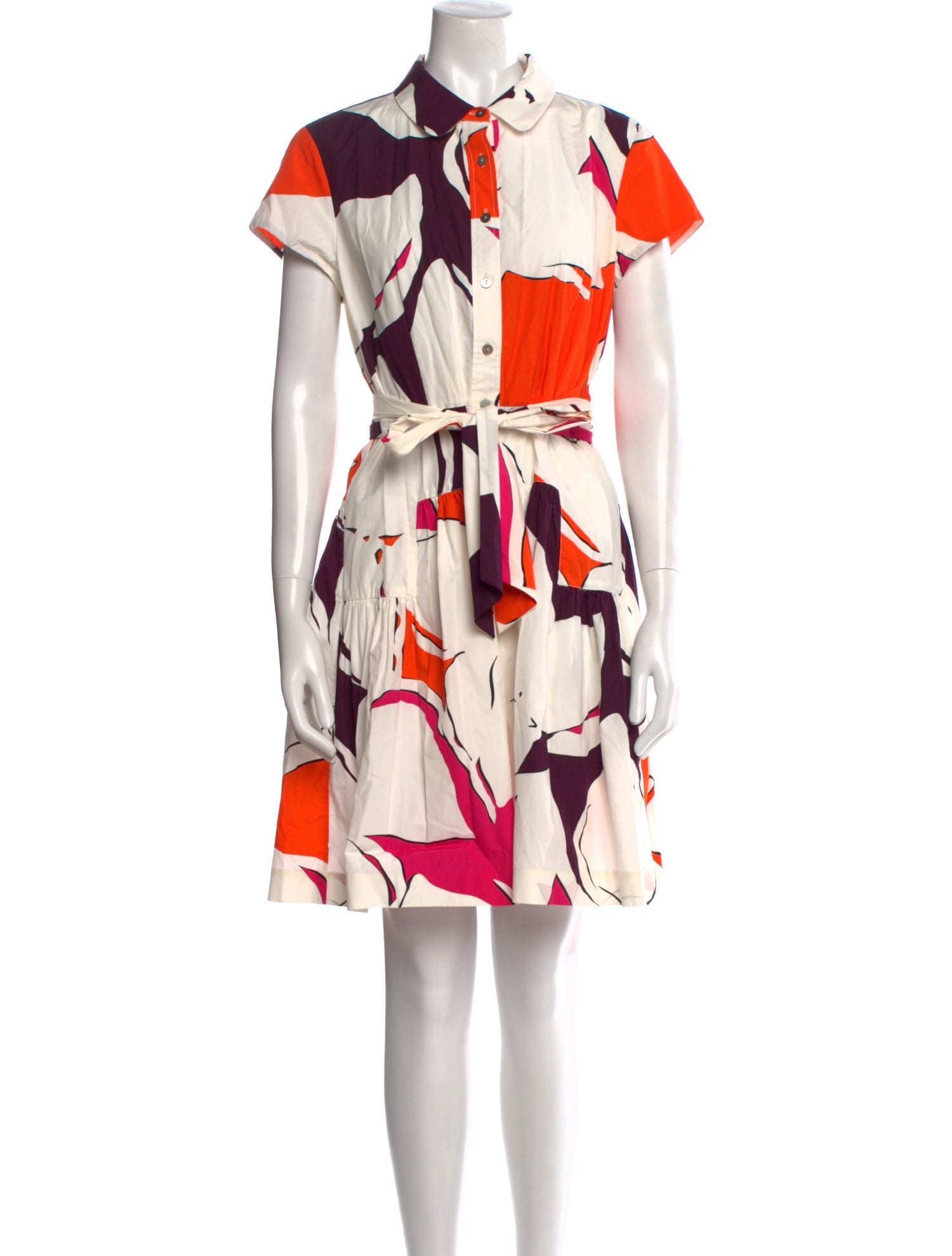 Diane von Furstenberg Printed Knee-Length Dress