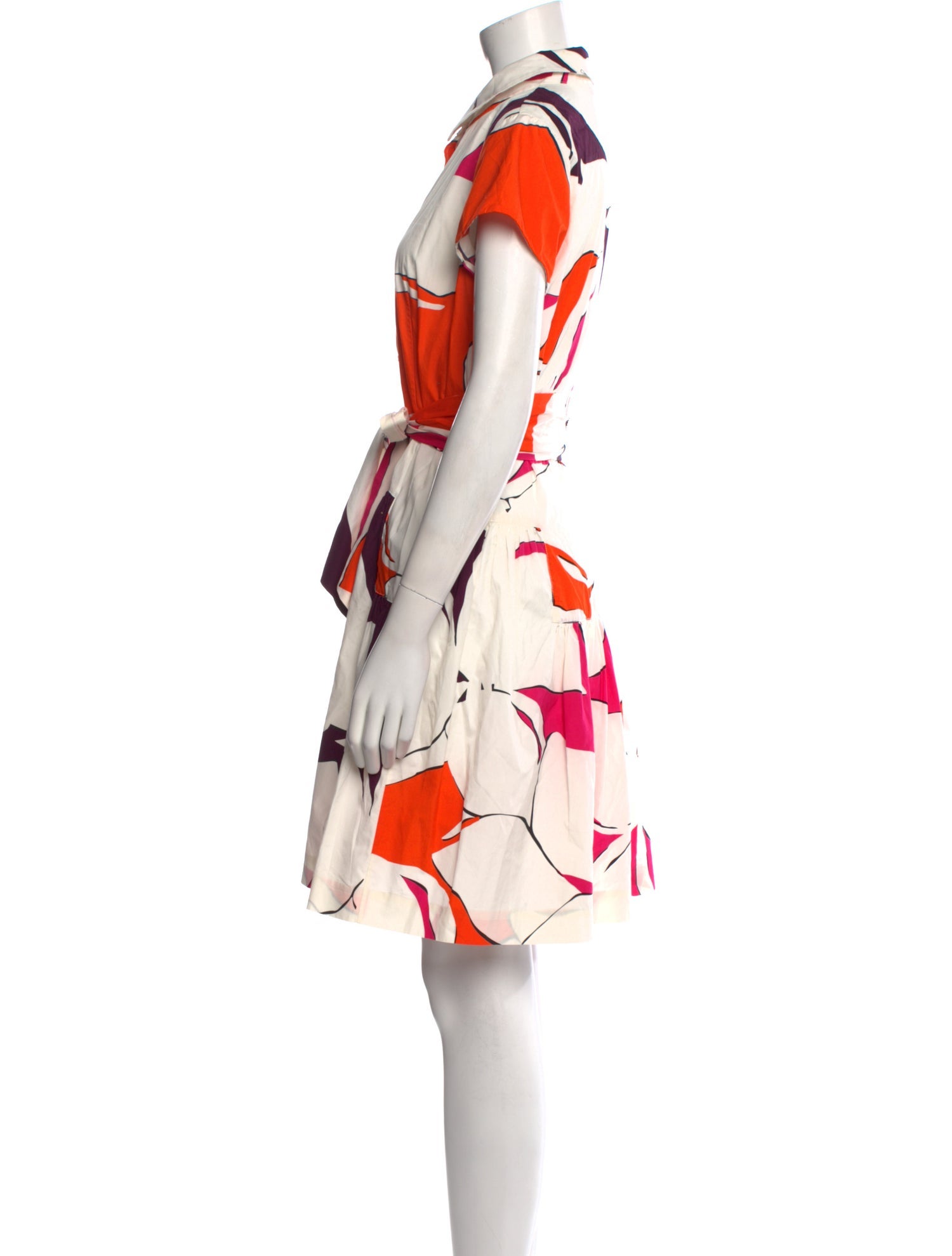 Diane von Furstenberg Printed Knee-Length Dress