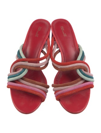 Diane von Furstenberg Suede Slides