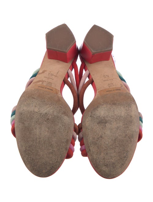 Diane von Furstenberg Suede Slides