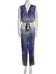 Diane von Furstenberg Silk Printed Jumpsuit