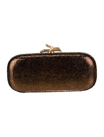 Diane von Furstenberg Leather Minaudière