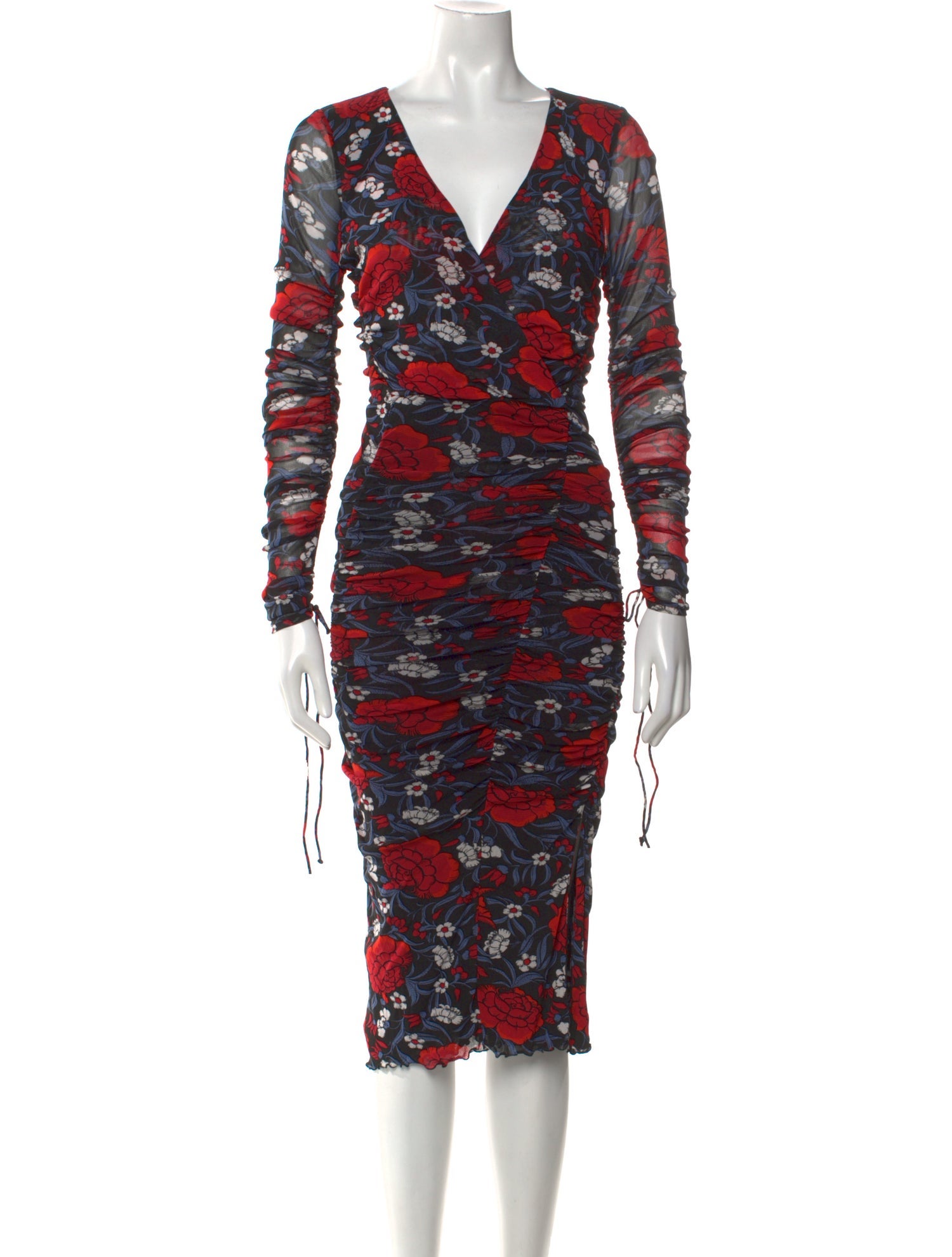 Diane von Furstenberg Printed Midi Length Dress