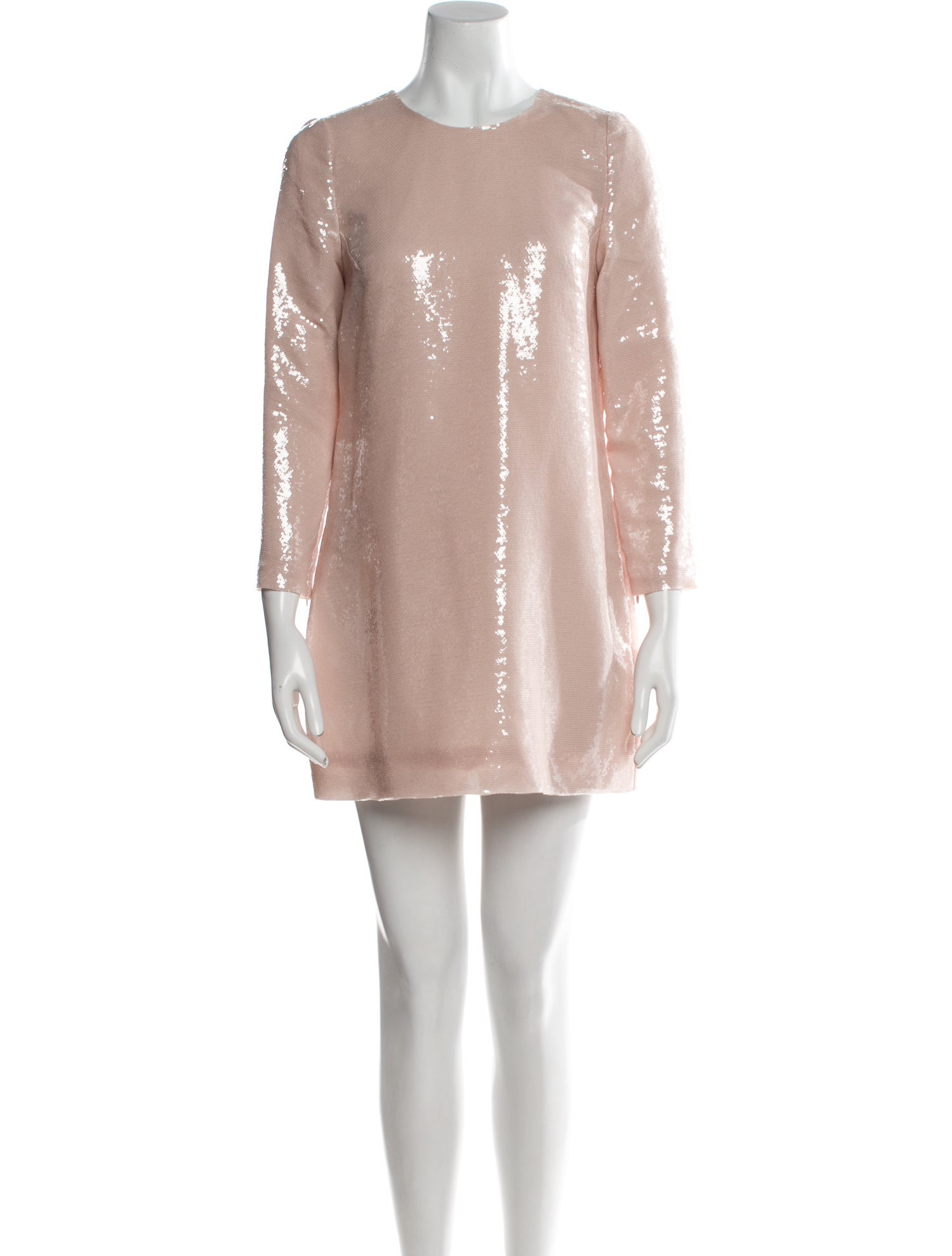 Diane von Furstenberg Crew Neck Mini Dress