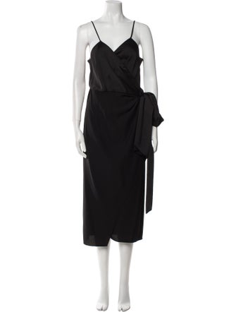 Diane von Furstenberg V-Neck Midi Length Dress