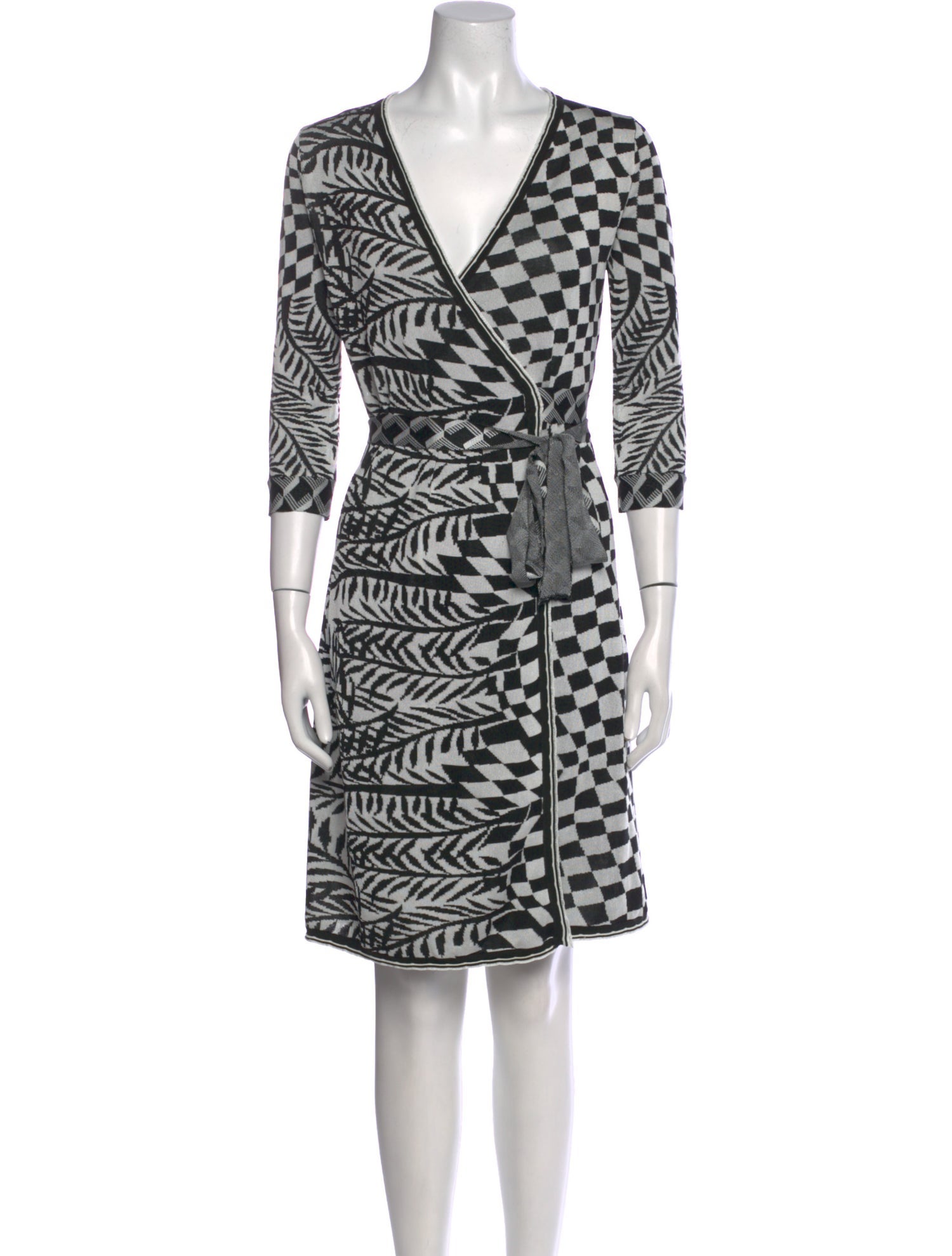 Diane von Furstenberg Printed Knee-Length Dress