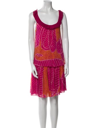 Diane von Furstenberg Silk Printed Skirt Set