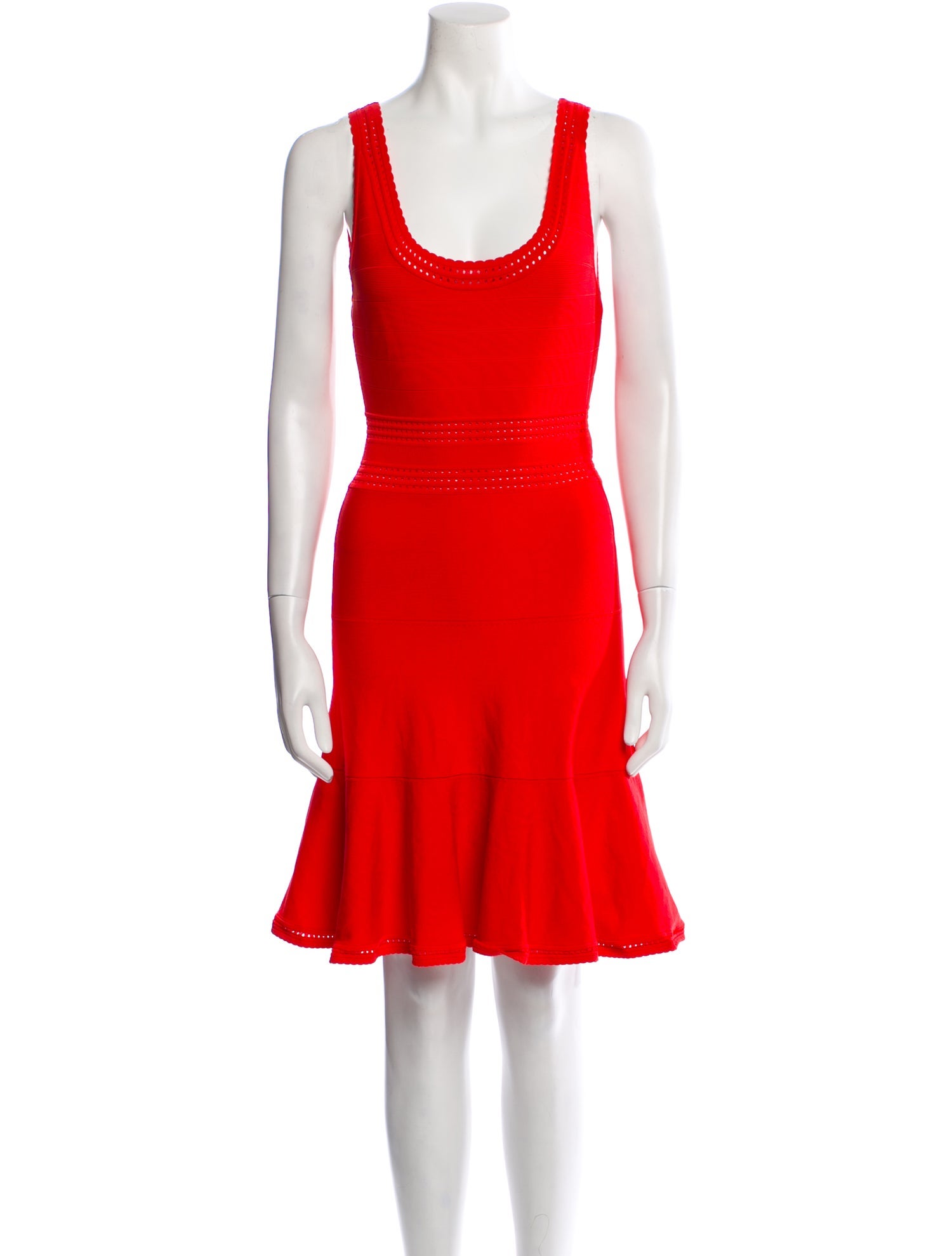 Diane von Furstenberg Scoop Neck Mini Dress