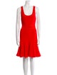 Diane von Furstenberg Scoop Neck Mini Dress