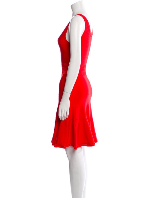 Diane von Furstenberg Scoop Neck Mini Dress