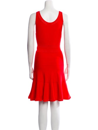Diane von Furstenberg Scoop Neck Mini Dress