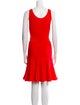Diane von Furstenberg Scoop Neck Mini Dress