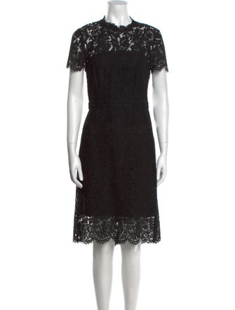 Diane von Furstenberg Lace Pattern Midi Length Dress