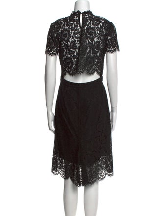 Diane von Furstenberg Lace Pattern Midi Length Dress