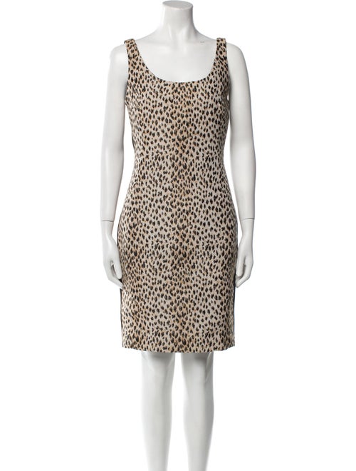 Diane von Furstenberg Animal Print Mini Dress
