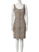Diane von Furstenberg Animal Print Mini Dress