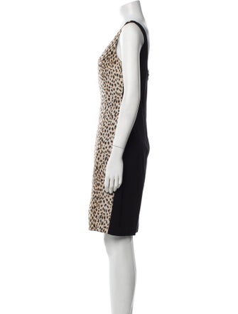 Diane von Furstenberg Animal Print Mini Dress