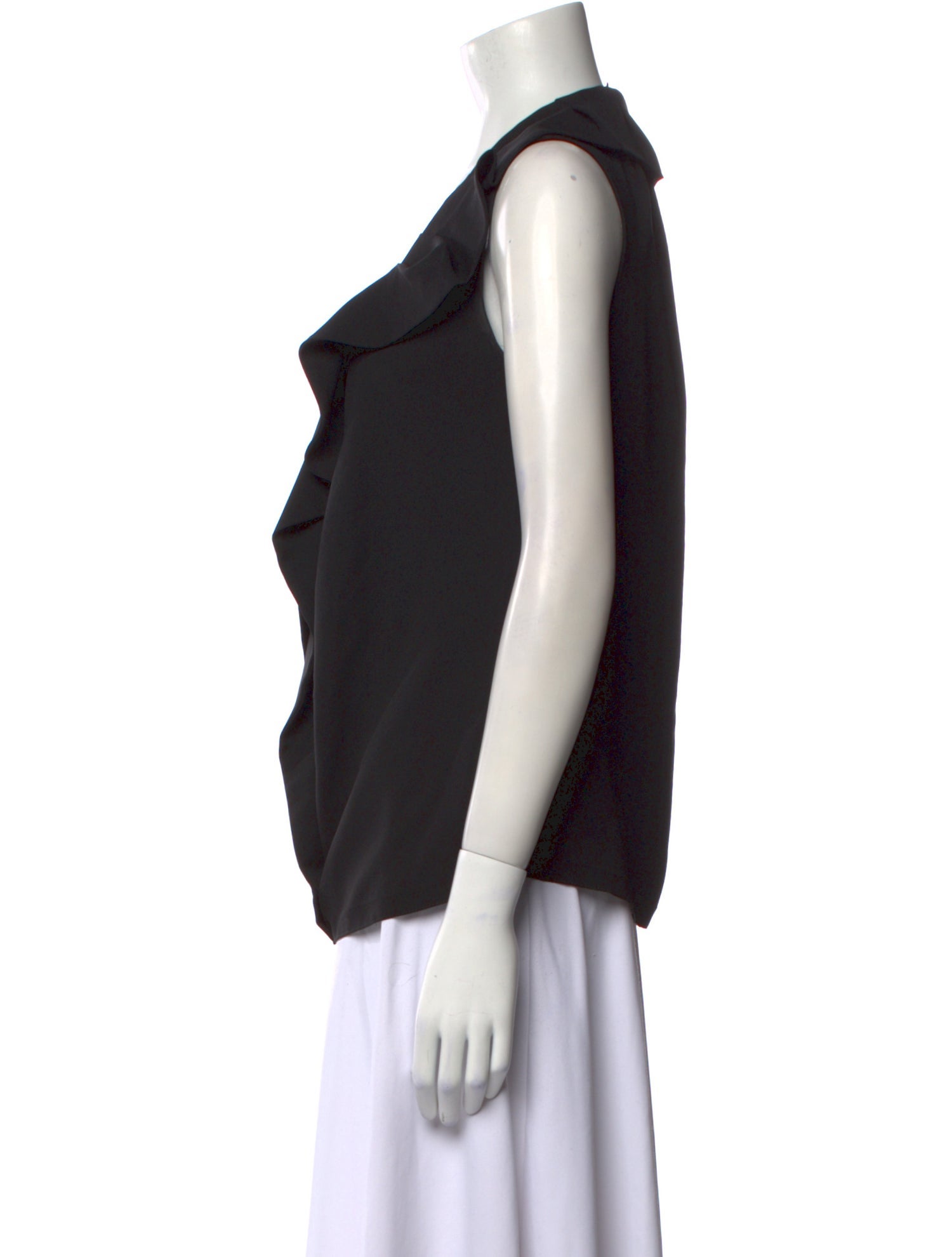 Diane von Furstenberg V-Neck Sleeveless Blouse
