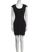 Diane von Furstenberg Scoop Neck Mini Dress