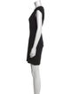 Diane von Furstenberg Scoop Neck Mini Dress