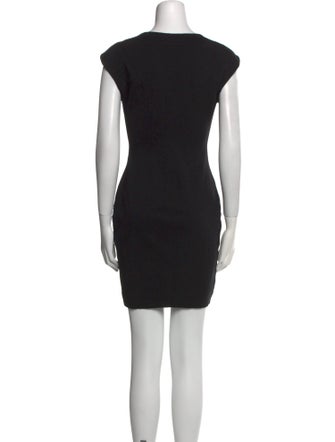 Diane von Furstenberg Scoop Neck Mini Dress