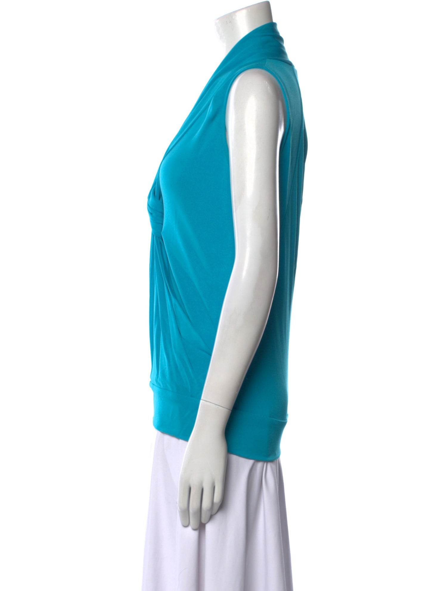 Diane von Furstenberg V-Neck Sleeveless Blouse