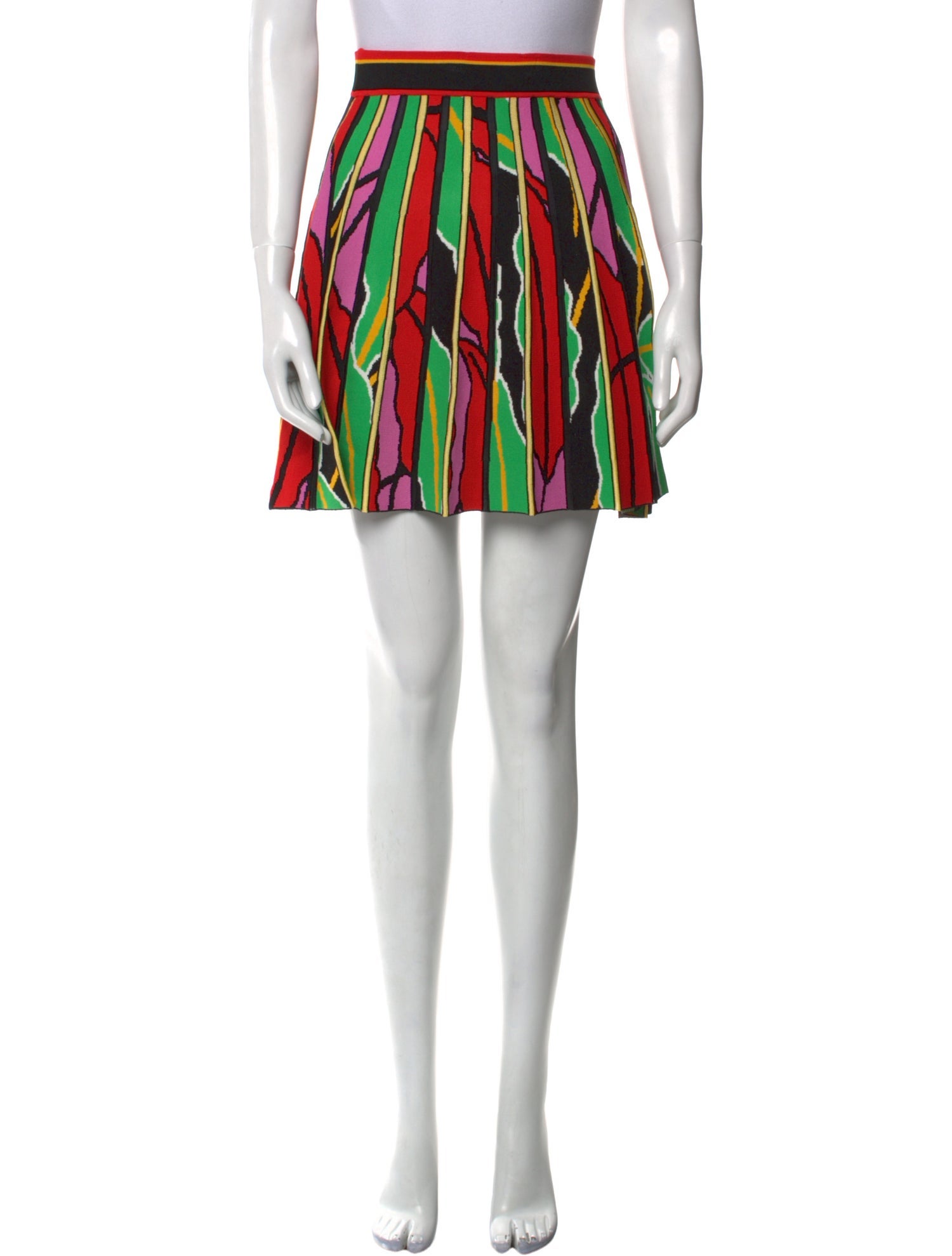 Diane von Furstenberg Striped Mini Skirt