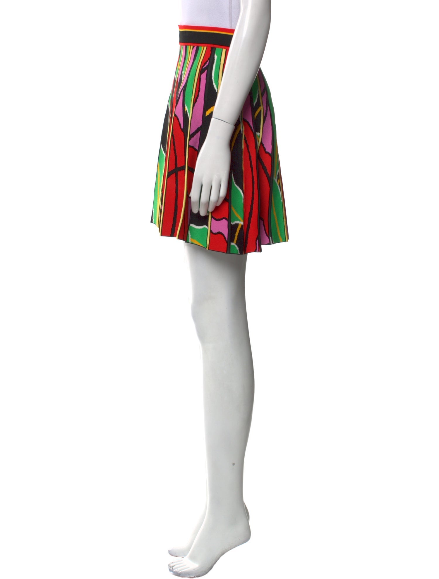 Diane von Furstenberg Striped Mini Skirt