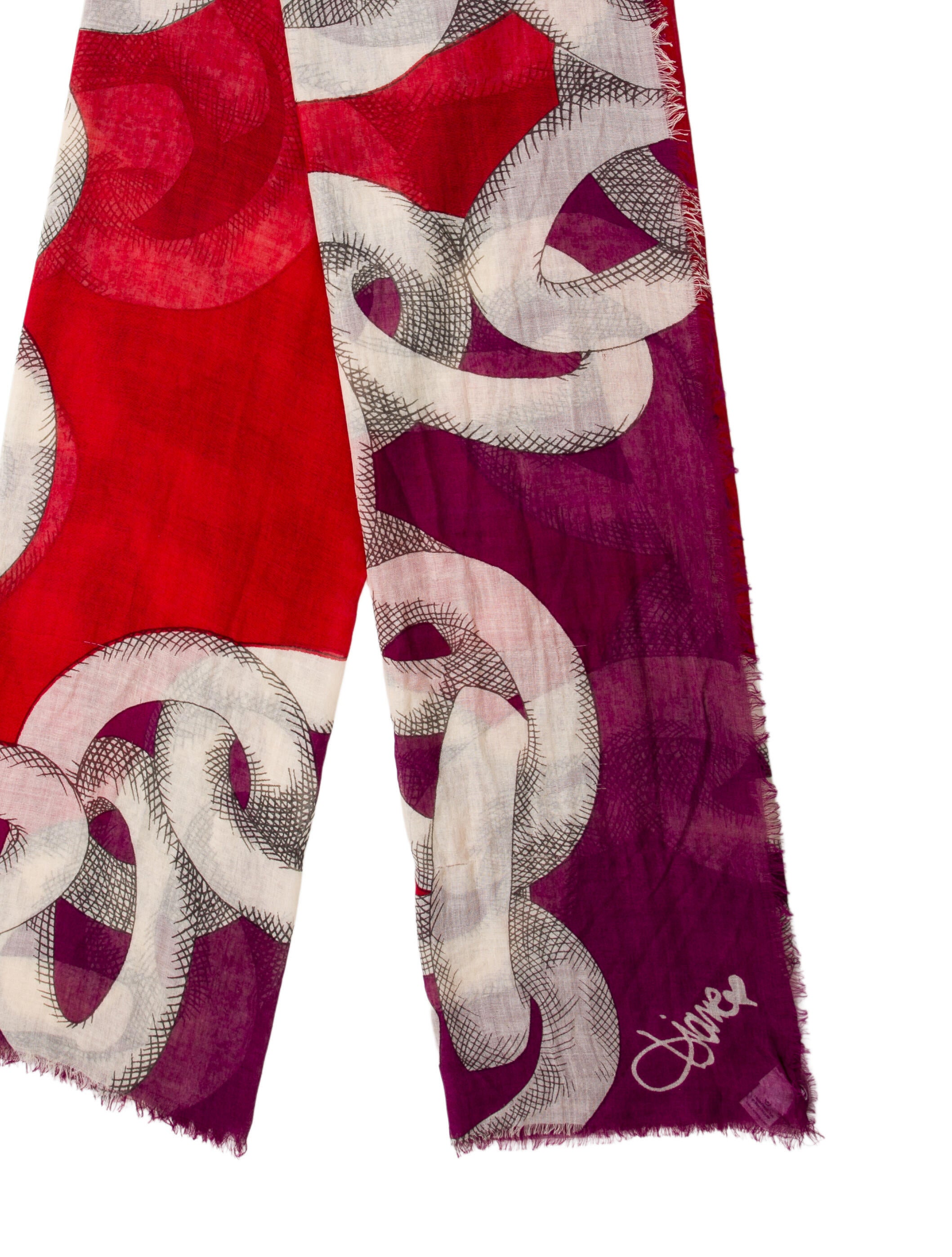 Diane von Furstenberg Cashmere Printed Shawl