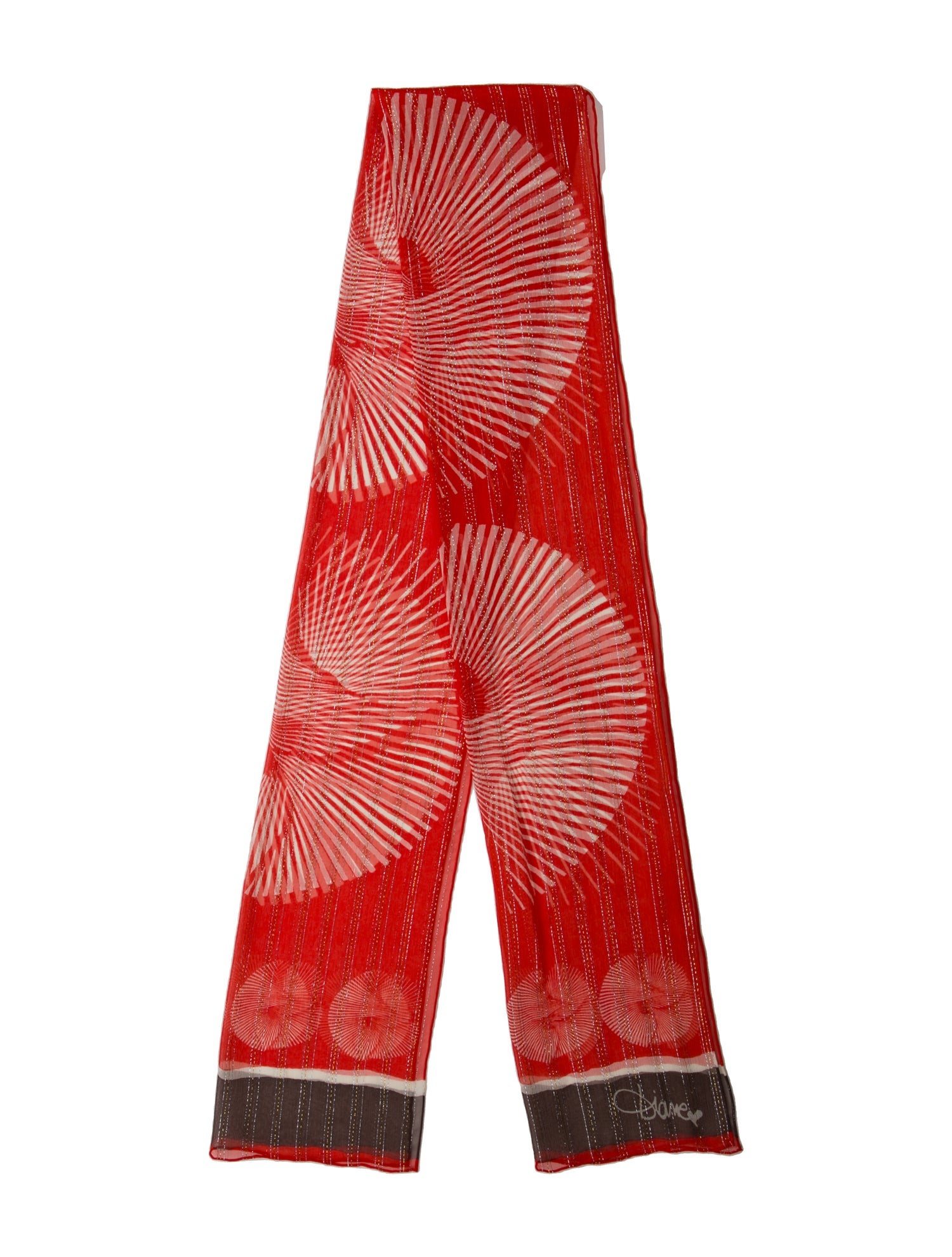 Diane von Furstenberg Silk Printed Scarf