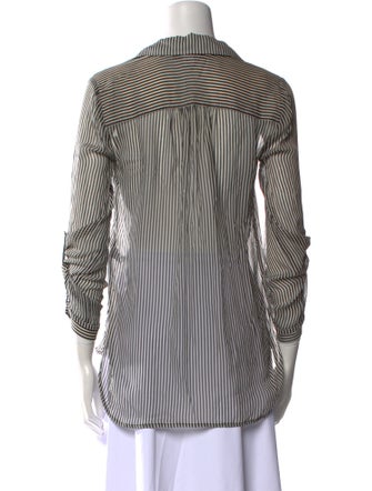 Diane von Furstenberg Silk Striped Blouse