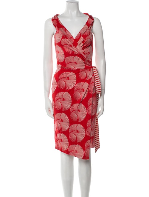 Diane von Furstenberg Printed Knee-Length Dress
