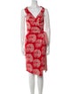Diane von Furstenberg Printed Knee-Length Dress