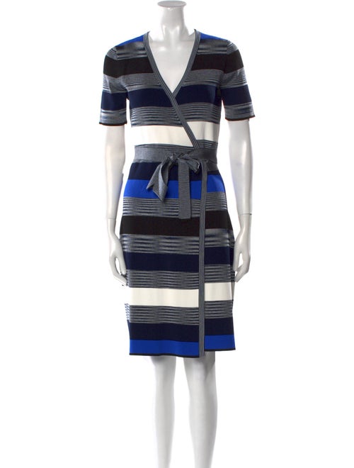 Diane von Furstenberg Striped Knee-Length Dress