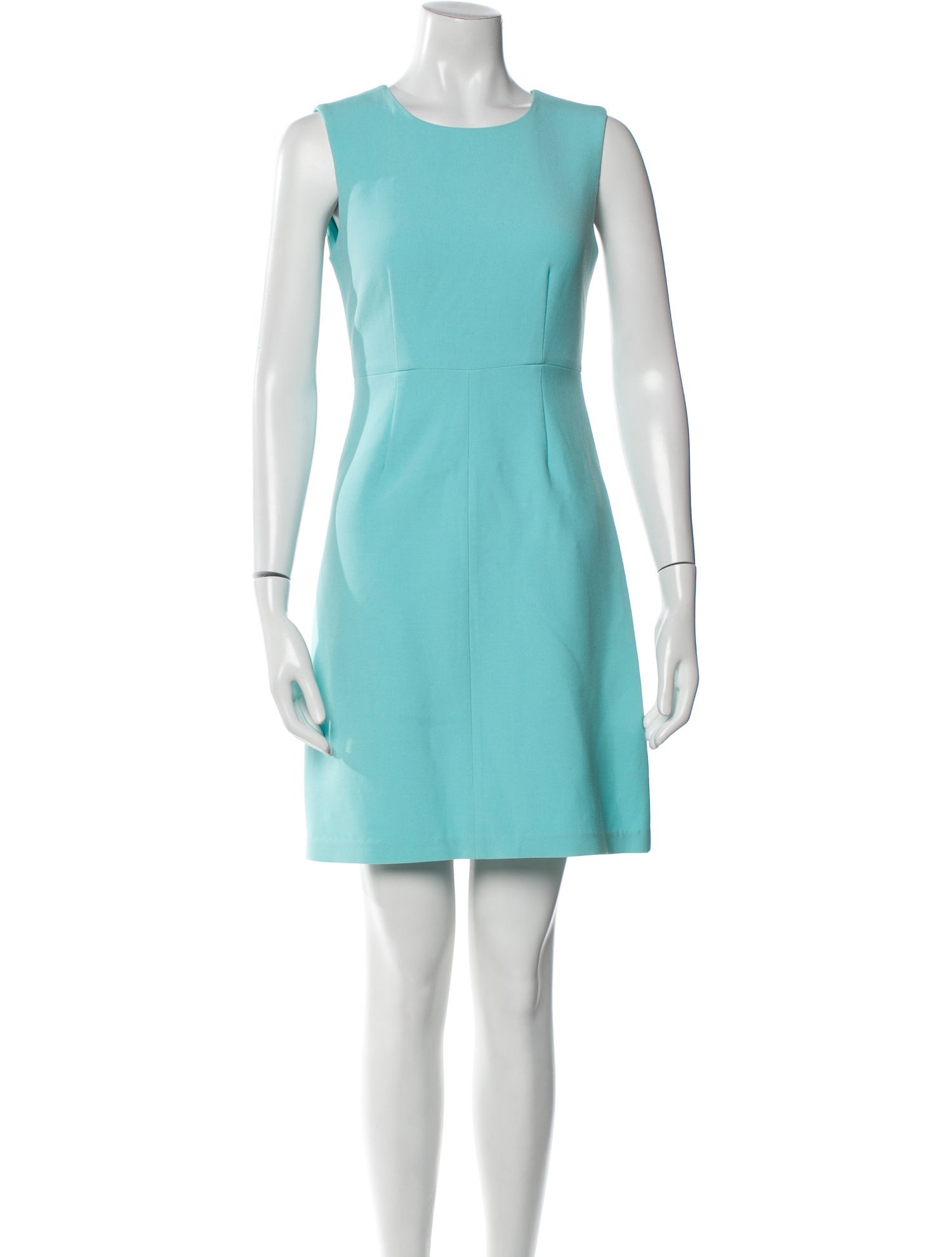 Diane von Furstenberg Scoop Neck Mini Dress
