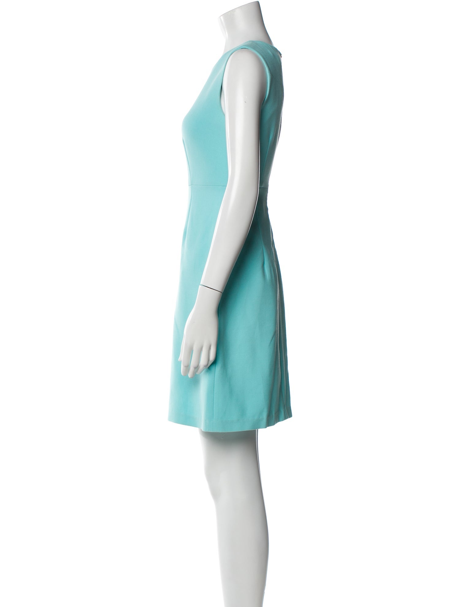 Diane von Furstenberg Scoop Neck Mini Dress