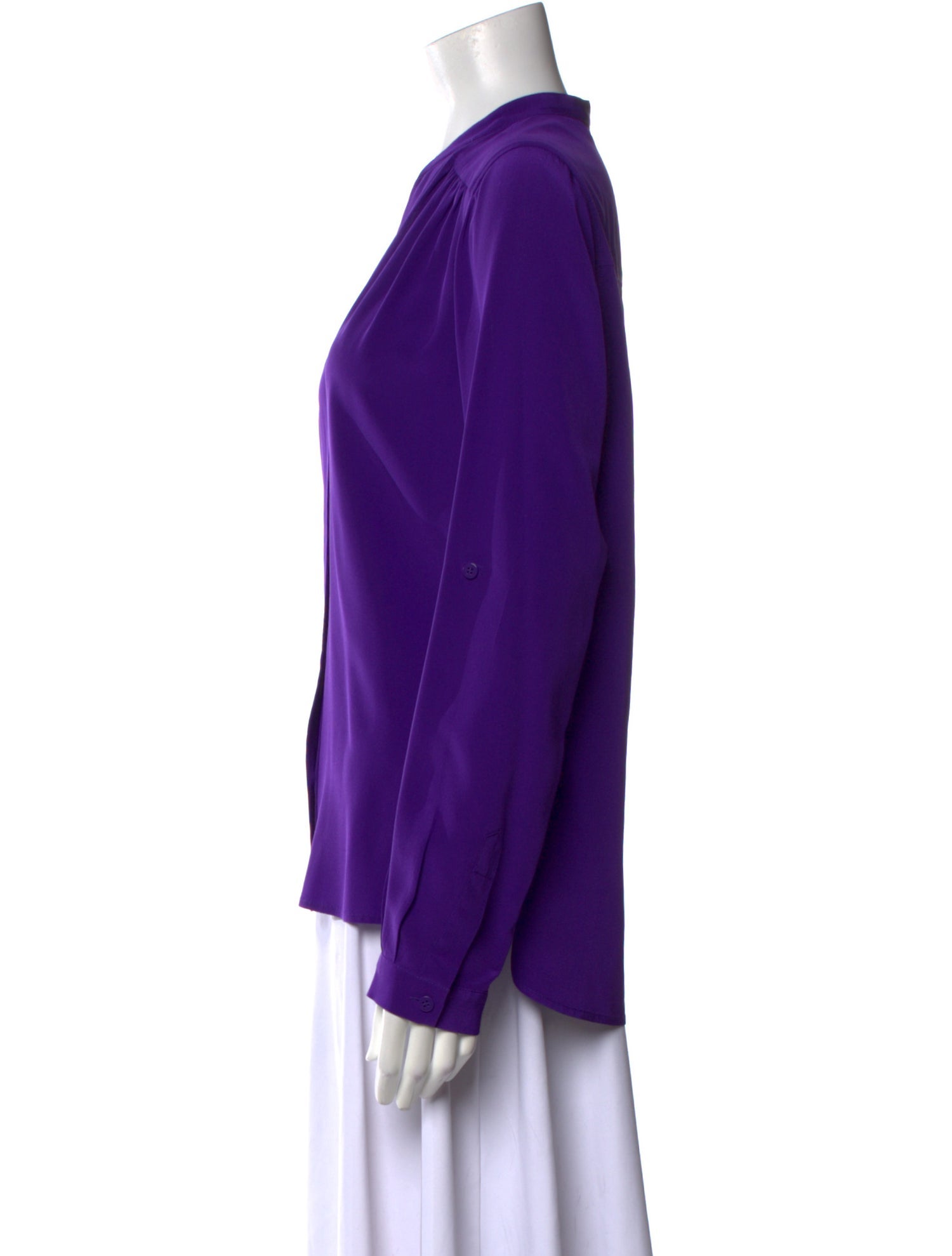 Diane von Furstenberg Silk V-Neck Blouse