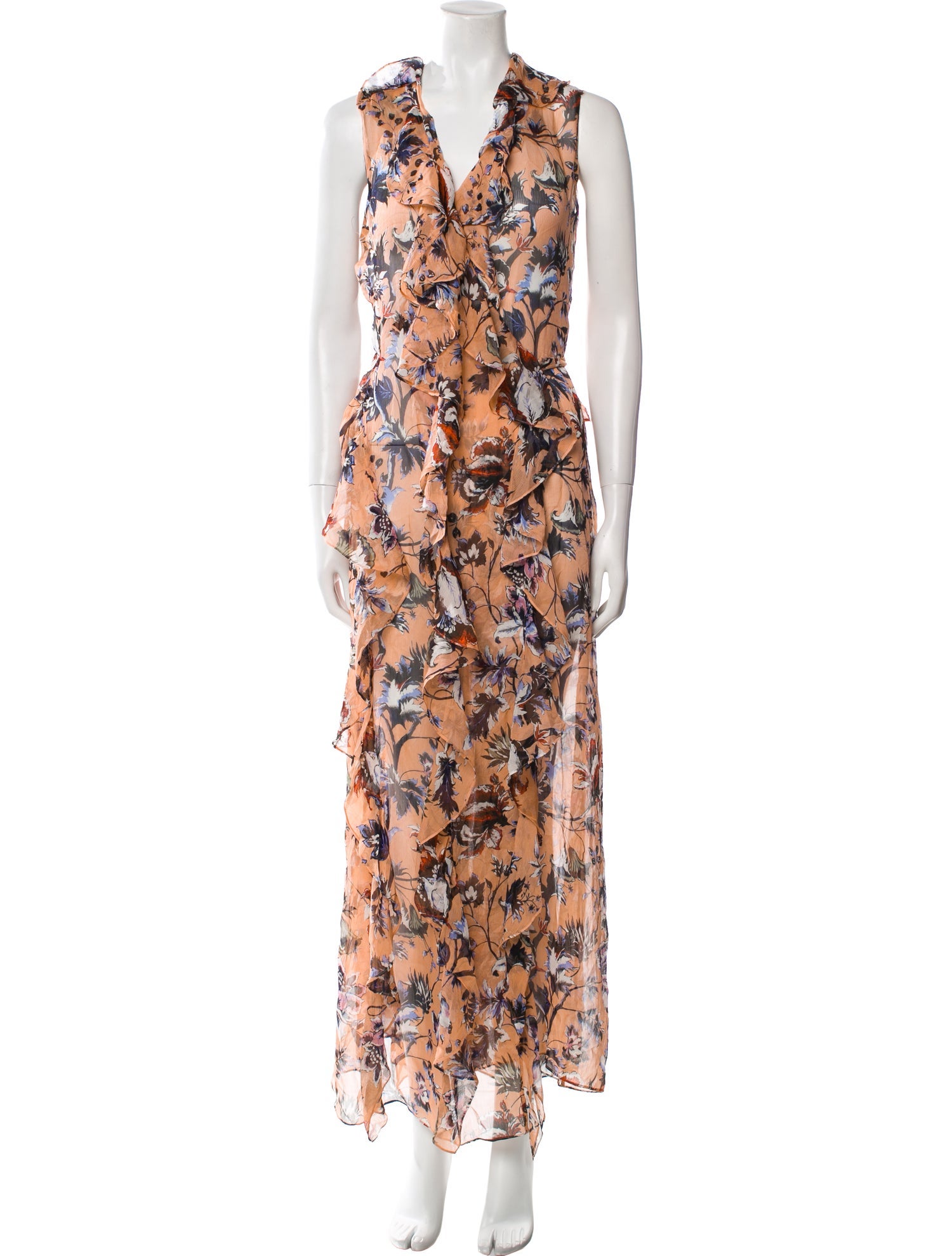 Diane von Furstenberg Silk Long Dress