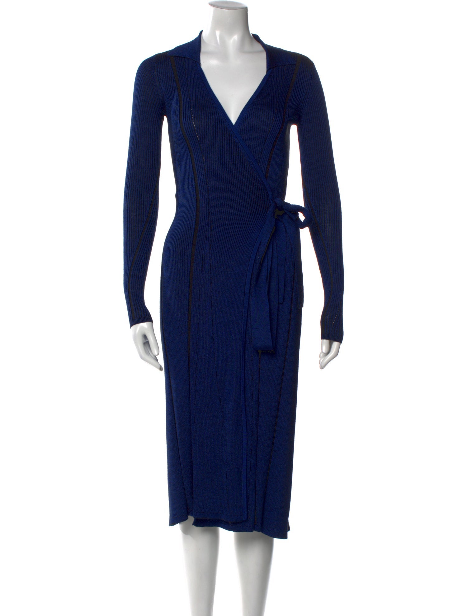 Diane von Furstenberg V-Neck Midi Length Dress