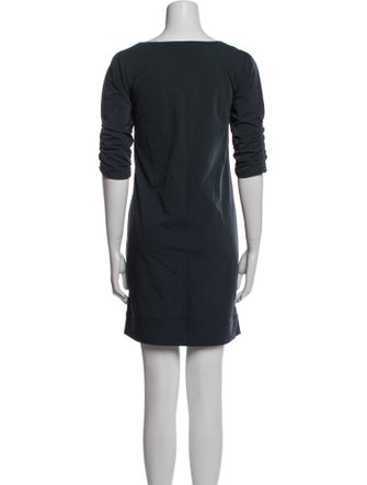 Diane von Furstenberg Bateau Neckline Mini Dress