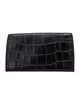 Diane von Furstenberg Embossed Leather Clutch